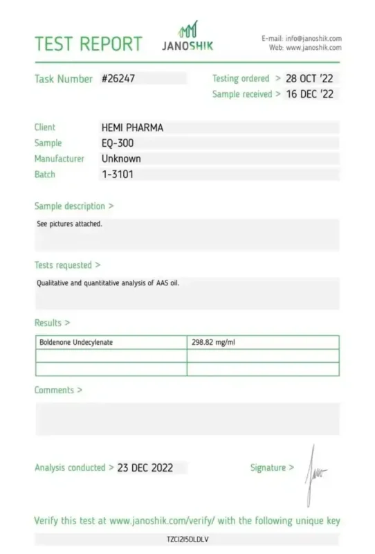 Buy Hemi Pharma Boldenone 300mg